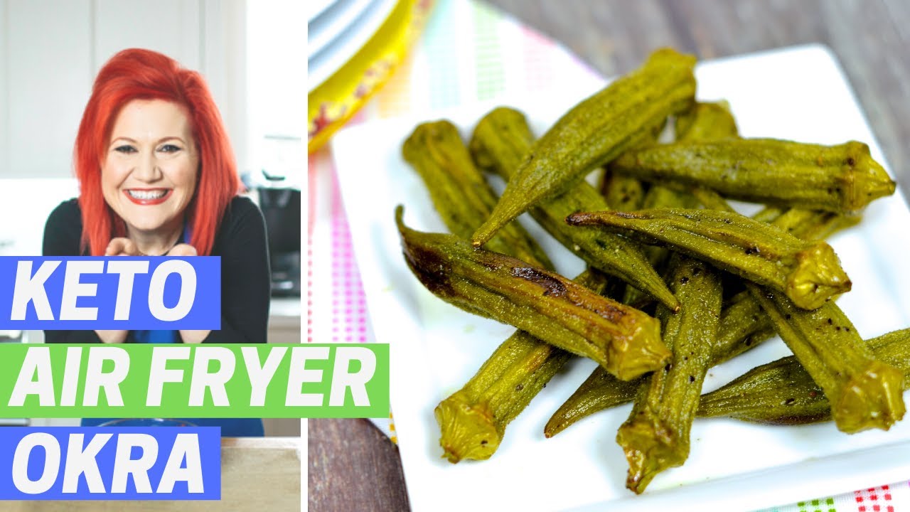Keto Fried Okra (EASY LOW CARB AIR FRYER RECIPE)