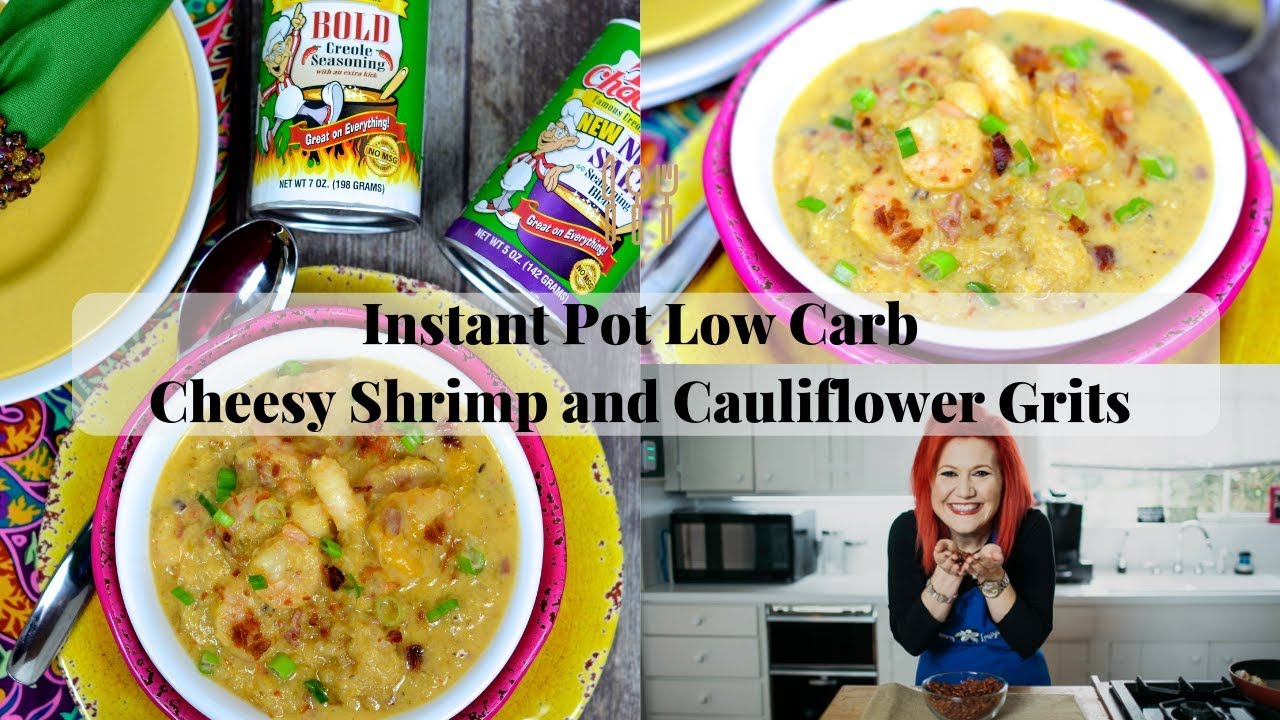 KETO SHRIMP AND GRITS (KETO INSTANT POT RECIPE)