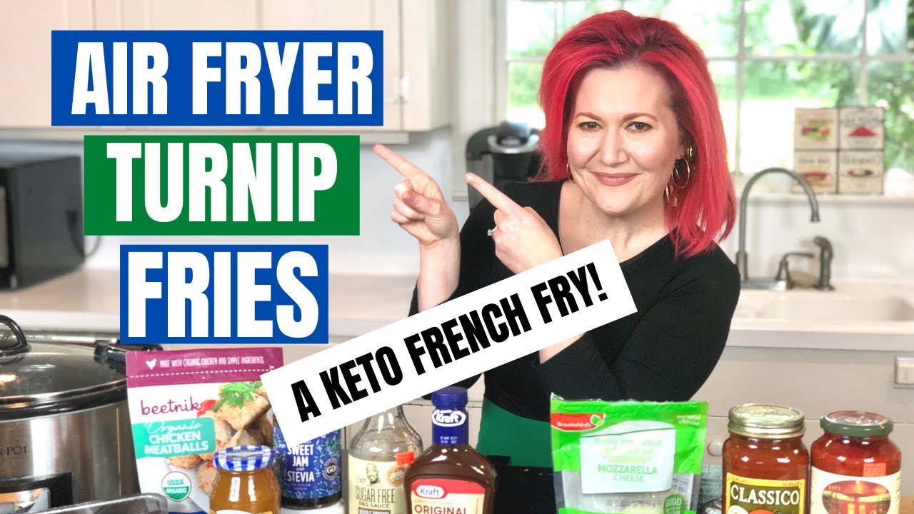 AIR FRYER TURNIP FRIES | How to make CRISPY AIR FRYER TURNIP FRIES | THE BEST LOW CARB FRIES