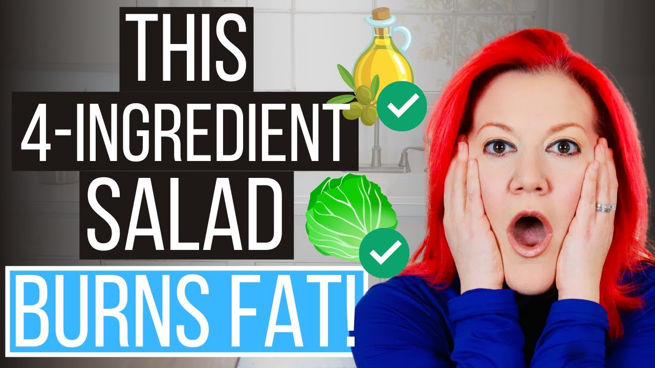 4-Ingredient Fat Burning Cabbage Salad For Weight Loss | Perfect Salad for Diabetics & PCOS